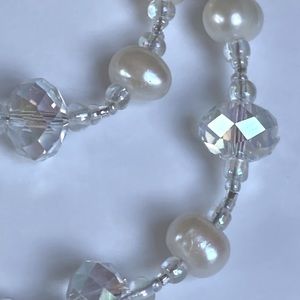 Beverly’s Jewelry Box Freshwater Pearl & Crystal 2-Strand Necklace